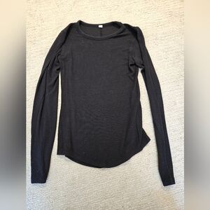 Lululemon Athletica Black Long Sleeve Top